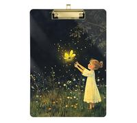 Firefly Lighting Up The Summer - Portablocco per appunti paramedico, formato A4, trasparente, per compiti e pediatrici, dimensioni 9 x 12