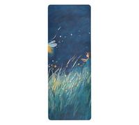 Firefly Lighting Up The Summer tappetino da yoga antiscivolo per palestra stampato, antiscivolo, asciugamano da yoga con borse tapete para ejercicio 180,3 x 66 cm
