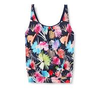 Firefly Mayla Top Tankini, Navy Scuro/Flower, 38 Donna