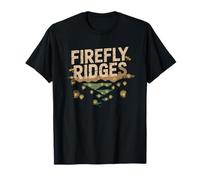 Firefly Ridges Blue Ridge Mountain Summer Nostalgia Badge Maglietta