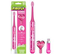 FIREFLY Spazzolino da denti sottile Sonic Barbie con ricarica USB e coperchio antibatterico, età 3+, 1 pezzo