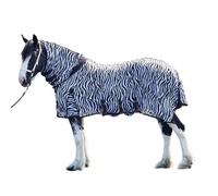 FirefootCollo Combo Stampa Zebrata Coperta Antimosche per Cavallo (TL6182)