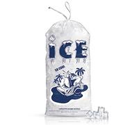 FireKylin Confezione da 50 sacchetti per il ghiaccio da 4,5 kg, resistenti con coulisse (spessore 2 mm)