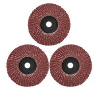 Fireleopard Dischi lamellari piatti da 3 pollici, 1/3 pezzi, dischi abrasivi, mole, lame da taglio del legno per smerigliatrici angolari, accessori(3pcs rosso)