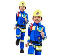 Fireman Sam Costume Bambini Ufficiale Cartoon TV Completo Ragazzi