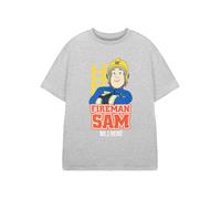 Fireman Sam Grigio NO.1 Hero T-shirt a maniche corte Ragazzi