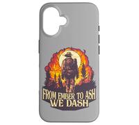 Firemen From Ember To Ash We Dash Citazione Wildland Firefighter Custodia per iPhone 16
