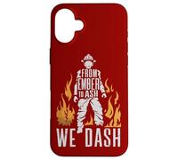 Firemen From Ember To Ash We Dash Citazione Wildland Firefighter Custodia per iPhone 16 Plus