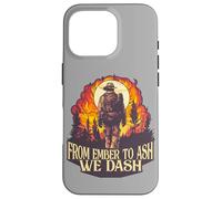 Firemen From Ember To Ash We Dash Citazione Wildland Firefighter Custodia per iPhone 16 Pro