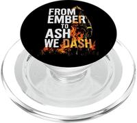 Firemen From Ember To Ash We Dash Citazione Wildland Firefighter PopSockets PopGrip per MagSafe
