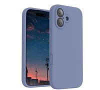 FireNova Magnetic for iPhone 17 Case, Compatible with MagSafe, [Integrated Silicone Camera Control Button] [Camera Protection] Anti-Scratch Microfiber Lining Phone Case, 6.3", Lavender Gray