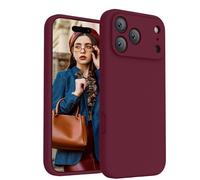 FireNova Magnetic for iPhone 17 Pro Max Case, Compatible with MagSafe, [Integrated Silicone Camera Control Button] [Camera Protection] Anti-Scratch Microfiber Lining Phone Case, 6.9", Plum