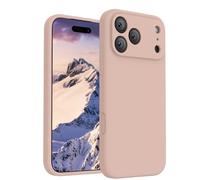 FireNova Magnetic for iPhone 17 Pro Max Case, Compatible with MagSafe, [Integrated Silicone Camera Control Button] [Camera Protection] Anti-Scratch Microfiber Lining Phone Case, 6.9", Pinksand