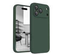 FireNova Magnetic for iPhone 17 Pro Max Case, Compatible with MagSafe, [Integrated Silicone Camera Control Button] [Camera Protection] Anti-Scratch Microfiber Lining Phone Case, 6.9", Alpine Green