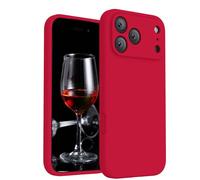 FireNova Magnetic for iPhone 17 Pro Max Case, Compatible with MagSafe, [Integrated Silicone Camera Control Button] [Camera Protection] Anti-Scratch Microfiber Lining Phone Case, 6.9", Deep Red
