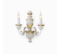 Applique Classica Firenze Materie Plastiche Bianco 2 Luci E14