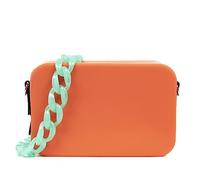 FIRENZE ARTEGIANI Libellula. Borsa a tracolla rettangolare, in silicone con tracolla design intercambiabile.20x8x13cm. Colore: Arancione, arancione, Contemporaneo