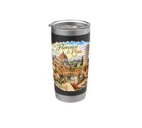 Firenze e Pisa Italia Torre pendente, Europa Cruise Bicchiere termico in acciaio inox doppia parete