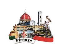 Firenze Italia 3D Magnete da Frigorifero Souvenir per turisti Resina Fatta a Mano Artigianato Cucina Cucina Decorazione Magnete da Frigorifero di Firenze Regalo