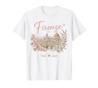Firenze Italia Firenze Toscana Italia Viaggi Donna Maglietta
