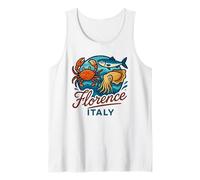 Firenze Italia Granchio Salmone Calamari Frutti di mare italiani Food Travel Canotta