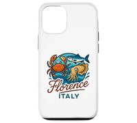 Firenze Italia Granchio Salmone Calamari Frutti di mare italiani Food Travel Custodia per iPhone 12/12 Pro