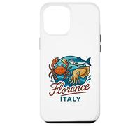 Firenze Italia Granchio Salmone Calamari Frutti di mare italiani Food Travel Custodia per iPhone 12 Pro Max