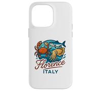 Firenze Italia Granchio Salmone Calamari Frutti di mare italiani Food Travel Custodia per iPhone 14 Pro Max