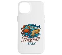 Firenze Italia Granchio Salmone Calamari Frutti di mare italiani Food Travel Custodia per iPhone 14 Plus