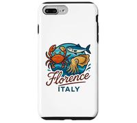 Firenze Italia Granchio Salmone Calamari Frutti di mare italiani Food Travel Custodia per iPhone 7 Plus/8 Plus