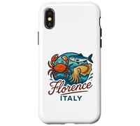 Firenze Italia Granchio Salmone Calamari Frutti di mare italiani Food Travel Custodia per iPhone X/XS