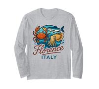 Firenze Italia Granchio Salmone Calamari Frutti di mare italiani Food Travel Maglia a Manica