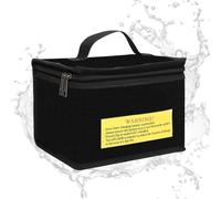Fireproof Battery Bag, Large Capacity Organizer, Secure Storage Container, Electrical Equipment Holder, Charger Accessories Case, 8.46x5.71x6.5 Inches