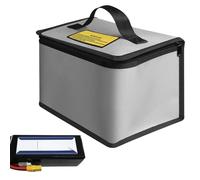 Fireproof Battery Safety Bag | Protective Storage Pouch For Drone Or Car Batteries | Anti-Fire, Resistant Power Storage | Portable Safety Case For Li-Ion and Li-Po Batteries | Battery