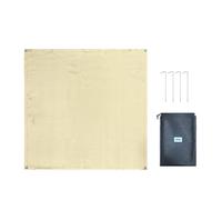 Fireproof Heat-Resistant Under Grill Mat & Deck Protector Pad | Portable square polyester fireproof mat designed to protect decks, lawns, and grass from grill and BBQ heat with anti-slip