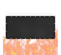 Fireproof Heat Shield l - Deck Fence Protector from Grill, 60x40cm Fireproof Outdoor Deck Cover with for Camping, Garden, and Yard, Heat Resistant Barrier for BBQs, Grills, and Outdoor Cooking