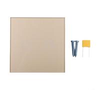Fireproof PC Shell Touch Switch 2 Gang Single Live Wire(gold) | PC fireproof shell, prevents accidental fire, heat resistant, construction, safe housing