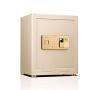 Fireproof Waterproof Biometric Fingerprint Keypad Digital Security Solid Alloy Steel Construction Box Safe for Home Office CAS