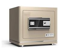 Fireproof Waterproof Safe Smart Safe,Password Fingerprint WiFi Remote Prompt,Small all-Steel Anti-Theft Cabinet es/Brown