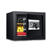Fireproof Waterproof Safes Solid Steel Digital Electronic Cash Safety Security Box Pin Number Code Home Office Store Easy Installation Safe Cabinet for Ho