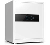 Fireproof Waterproof Small Personal Cabinet Safes Fingerprint Steel Safe Electronic Digital Security Display for Home of,White