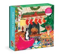 Fireside Friends 1000 Piece Puzzle in Square Box