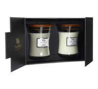 Fireside Linen Hourglass Candle