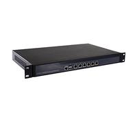 Firewall,VPN,1U Rackmount,Network Security Appliance,with AES-Ni,Router PC,Intel Core I5 2520M/2540M,(Gray),[6 Intel Gigabit Lan/2USB/1COM/1VGA],(8G RAM/128G SSD)
