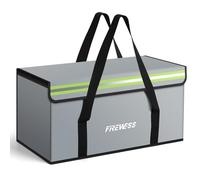 FIREWESS Lipo Safe Bag, Resistente al Fuoco Ignifuga, Impermeabile, 60 x 30 x 30 cm, Grande borsa a prova di fuoco Lipo per documenti in formato A4, banco passaporto, gioielli di valore