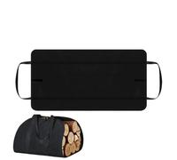 Firewood Bags- Wood Transport Holder, Optimized Fire Wood Arrangement Moisture Resistant Fabric Log Holder With Handle For Fireplace Stove Firewood Woodstove Cabin Indoor Outdoor Camping