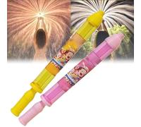 firework style water spray,Firework Water Gun for Adults Kids,pusher type fun fireworks water jet spray toy, Summer Outdoor Fun, Jet for Pool Beach Party, Romantic Couples Gift-B