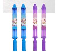 Firework Water Gun, Romantic Firework Style Water Spray Toy for Couples, High Pressure Pull-Out Sprinkler for Pool Party, Backyard Games, Family Fun (Blue+Purple)