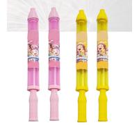 Firework Water Gun, Romantic Firework Style Water Spray Toy for Couples, High Pressure Pull-Out Sprinkler for Pool Party, Backyard Games, Family Fun (Pink+Yellow)