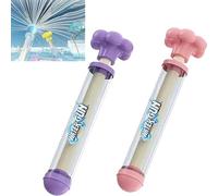 Firework Water Gun, Romantic Fireworks Style Water Spray Toy for Couples, Firework Water Squirter, High Pressure Pull-Out Sprinkler Spray Toys for Bathing Pool Party Entertainment (2Pcs-a)